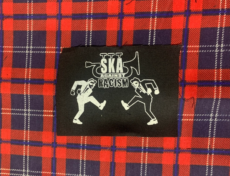 Ska Against Racism DIY Patch- Punk Crust Black Flag Off Leftover Crack Oi