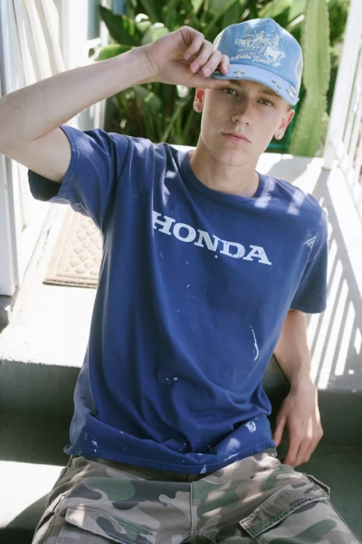 Honda Racing Team 98 Paint Splatter Graphic Tee