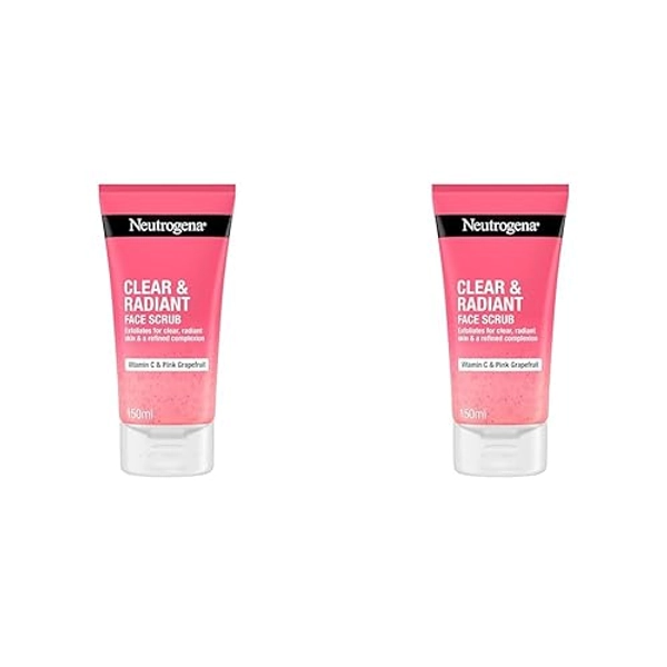 NEUTROGENA® Clear & Radiant Face Scrub 150ml (Pack of 2)