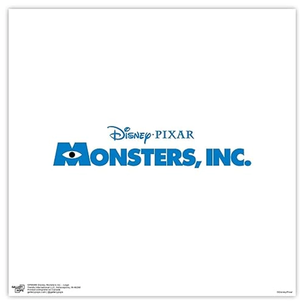 Trends International Gallery Pops Disney Pixar Monsters Inc. - Logo Wall Art Wall Poster, 12" x 12", Unframed Version - Unframed Version