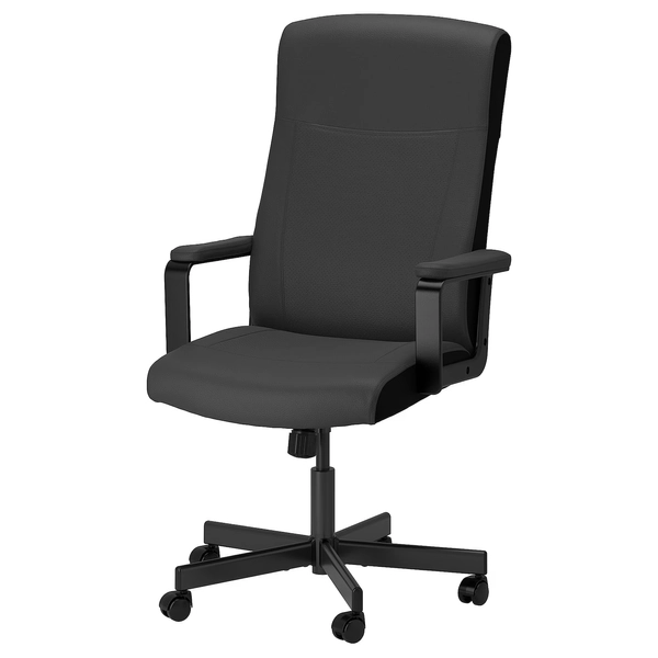 MILLBERGET swivel chair, Murum black - IKEA CA