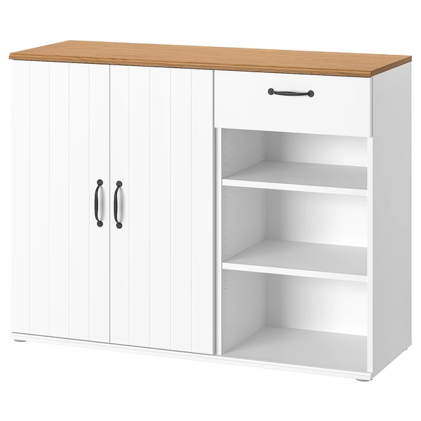 SKRUVBY sideboard, white, 120x38x90 cm (471/4x143/4x353/8") - IKEA CA