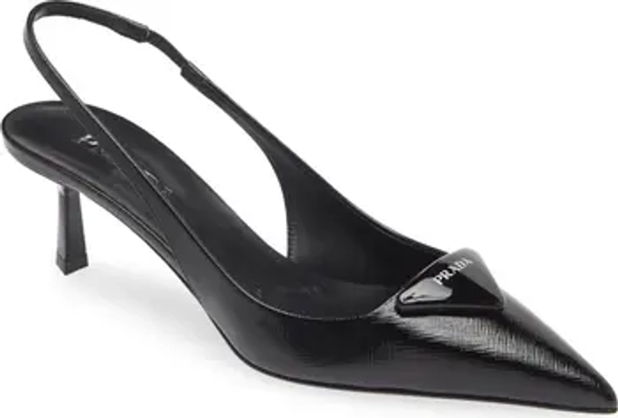 Prada Modellerie Pointed Toe Slingback Pump (Women) | Nordstrom