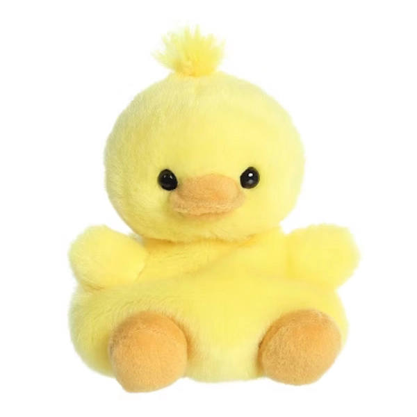 Aurora Mini Darling Duck Palm Pals Adorable Stuffed Animal Yellow 5"