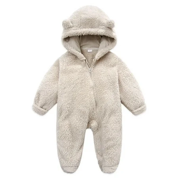 IROINID Discount Baby Bodysuit Long Sleeve Newborn Baby Fleece Footie Snowsuit Winter Bunting Onesies Cartoon Warm Hooded Romper Jumpsuit Outfits For Girls Boys,Beige - Walmart.ca