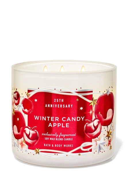 Winter Candy Apple 3-Wick Candle  | Bath & Body Works