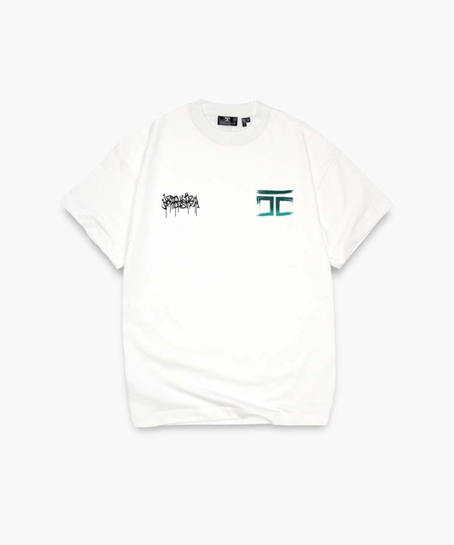 JORCUSTOM - Graffiti Loose Fit T-Shirt White