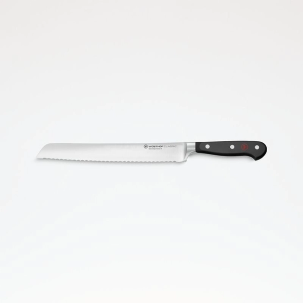 Wusthof ® Classic Black Double Serrated Bread Knife