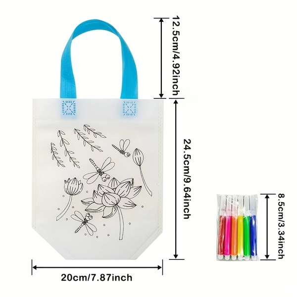 diy doodle box colored markers a craft kit creation color - Temu