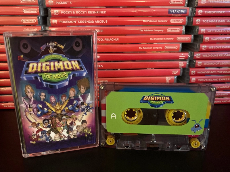 Digimon: The Movie (2000) Custom Cassette Tape Artwork for Soundtrack OST