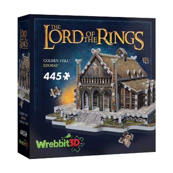 The Lord of the Rings: Golden Hall Edoras 3D Puzzle 445pc