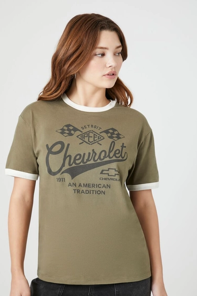 Chevrolet Graphic Ringer Tee | Forever 21