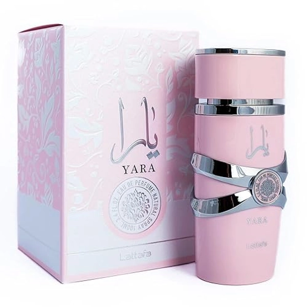 Yara Pink Perfume For Women With Free 3ml EDP Spray | Luxury Arbaic Fragrance of UAE Dubai | Sweet, Vanilla, Powdery Scent | 100ml Eau De Parfum