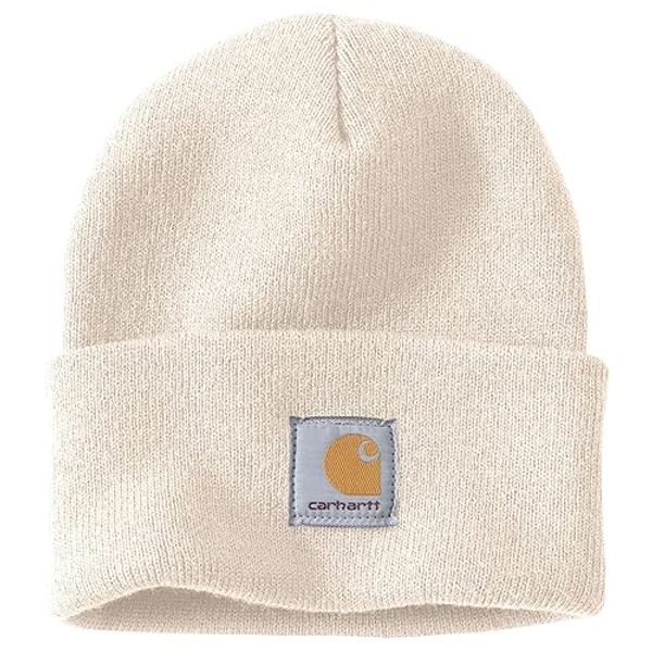 Carhartt Men's Knit Cuffed Beanie - One Size - Winter White