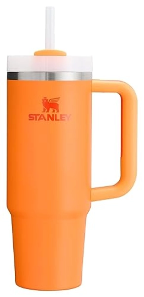 Stanley Quencher H2.0 Tumbler with Handle & Straw 30 oz | Twist On 3-Way Lid | Cupholder Compatible for Travel | Insulated Stainless Steel Cup | BPA-Free | Goldenrod - 30 Ounces - Goldenrod