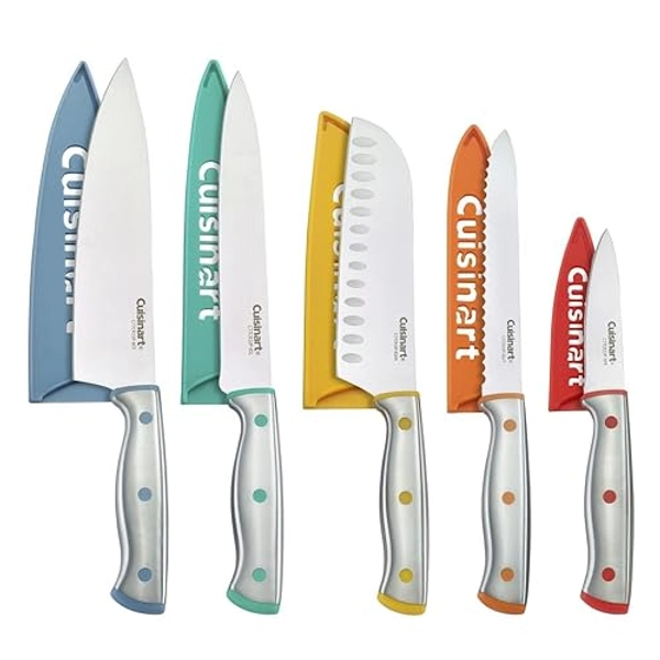 Cuisinart C77CR-10P 10pc Stainless Steel ColorCore™ Color Rivet Set with Blade Guards - 10-Piece - Stainless Steel ColorCore - Rivet Set
