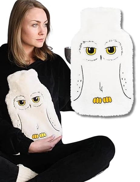 Wizarding World Harry Potter Wärmflasche Mit Bezug Geschenk Für Frauen Männer Geschenke Lustig Wärmeflasche Hedwig - Hedwig