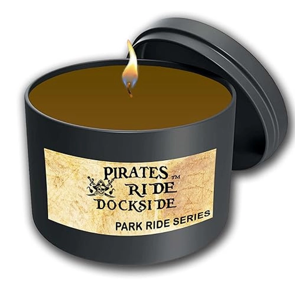Pirate's Ride - Dockside - Parks Scented Candle - Wax Melt Fragrance Oil Hand Soap Room Spray (14 oz Candle) - 14 oz Candle