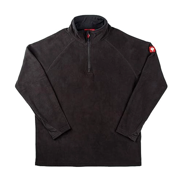 Engelbert Strauss Herren Fleecepullover Troyer dryplexx Micro - M - Schwarz