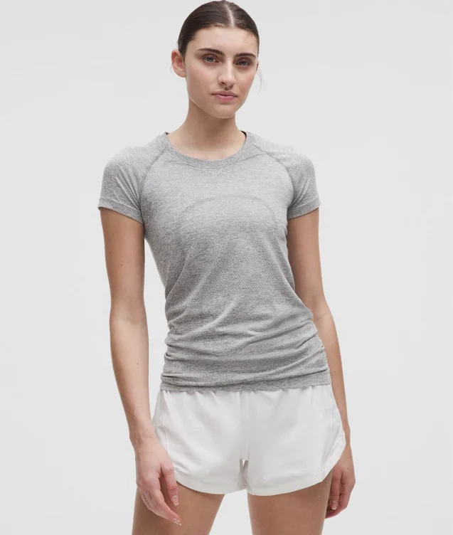 Swiftly Tech Short-Sleeve Shirt 2.0 *Hip Length - Mystic/Mystic - 8