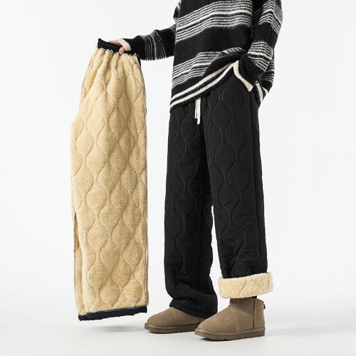 Cloud Comfort Quilted Pants | Black / XS