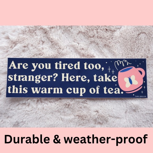 Warm Tea Bumper Sticker | Default Title