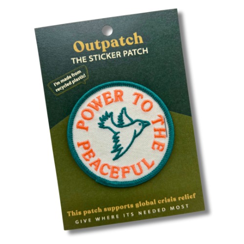Power to the Peaceful Stick-On Patch | Default Title