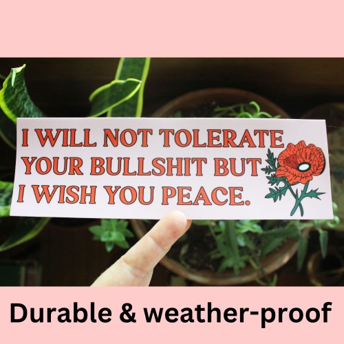 I Wish You Peace Bumper Sticker | Default Title