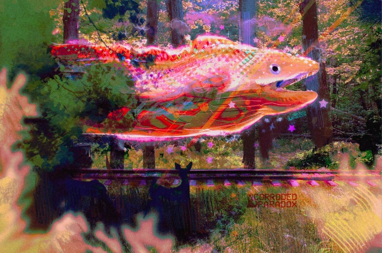Weird Train (Moray Eel) Prints