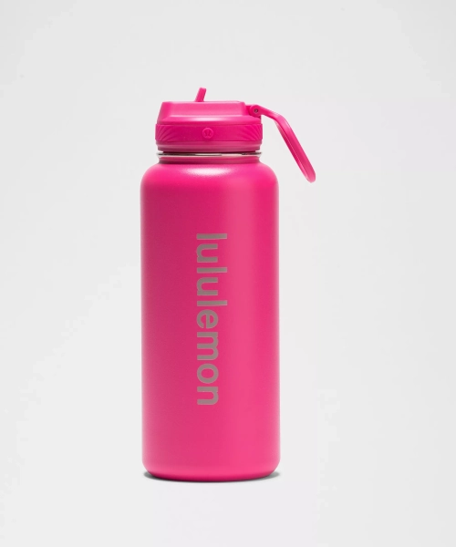 Back to Life Sport Bottle 32oz *Straw Lid - Geranium Pink - ONE SIZE