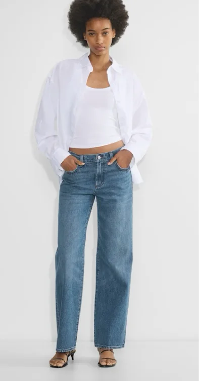The Farrah Lo-rise Wide Jean 