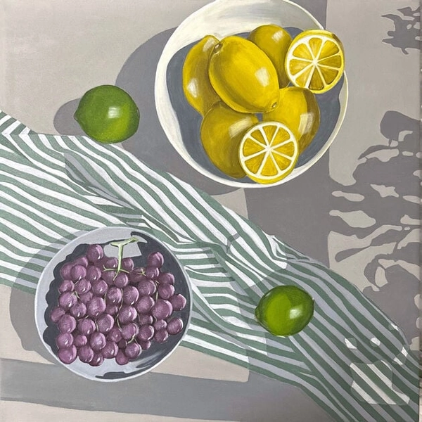 Citrus and Grapes #6 by Amanda Rubenstein