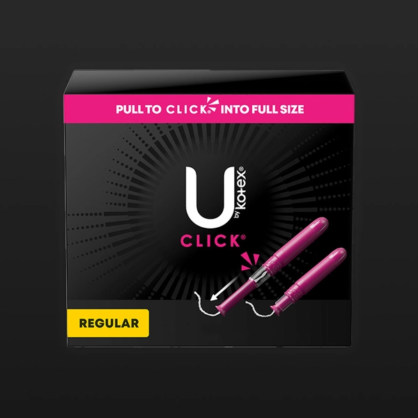 Click® Compact Tampons, Regular