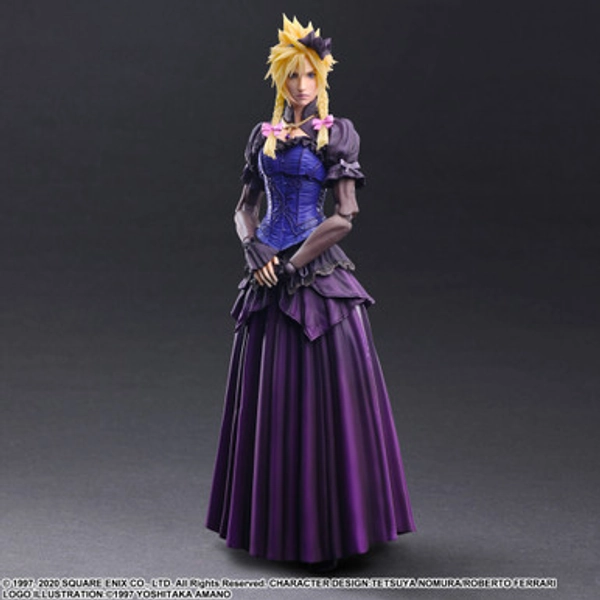 FINAL FANTASY VII REMAKE PLAY ARTS KAI ACTION FIGURE  - CLOUD STRIFE DRESS VER.