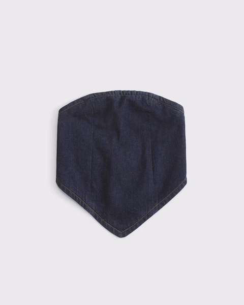 Pride Strapless Denim Scarf Top