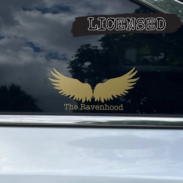 LICENSED Ravenhood trilogy merch, vinyl car decal, kindle booktok decal, bookish merch, bookstagram dark romance, Flock, Exodus, Finish Line