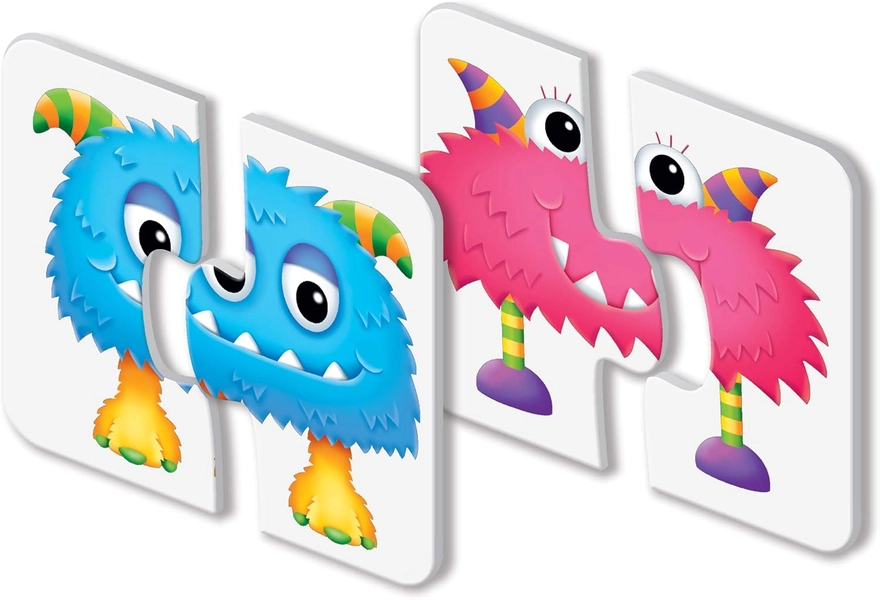 The Learning Journey: My First Match It - Monster Match - Puzzle Games for Toddlers - 15 Self-Correcting Matching Picture Game - Award Winning Toys - Monster Match