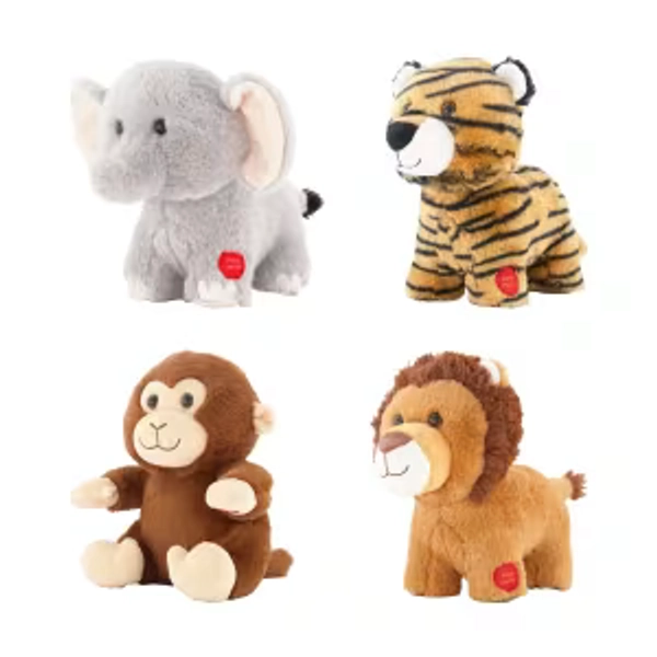 Safari Sound Plush Toy - Assorted