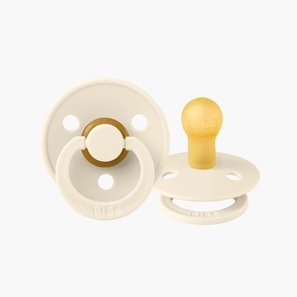 Bibs Pacifier Round Stage1 - Ivory | Dummies | Baby Bunting AU