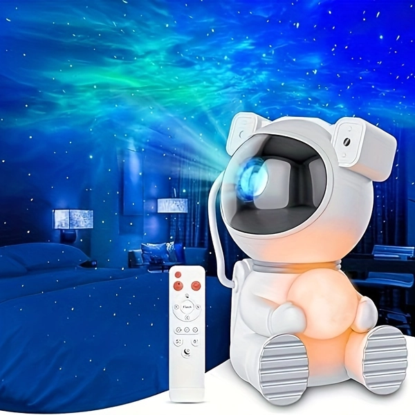 Projector -2.2 Surround Sound, USB Powered, Single Speaker, White Noise Night Light, Starry Sky Ceiling Projection For Bedrooms, Parties, Gifts - Wireless, Non Waterproof, With USB Port