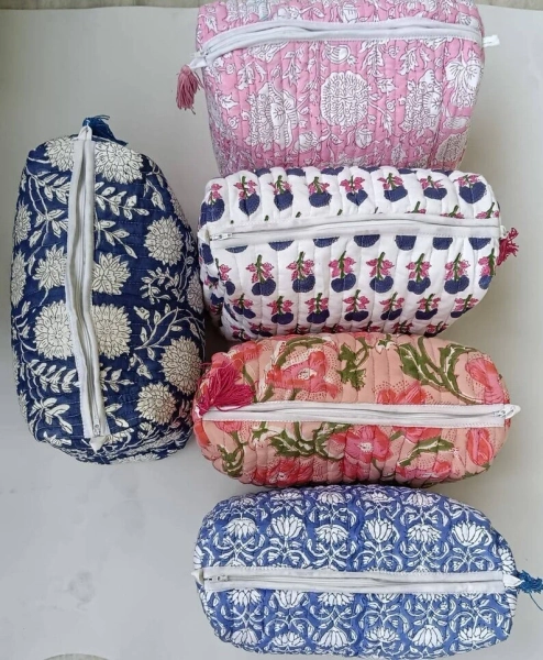 Vintage Indian Block Print Bag