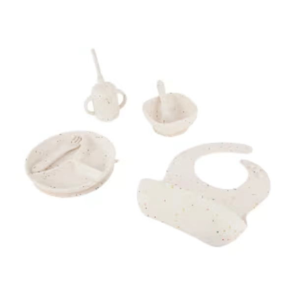 6 Piece Silicone Feeding Set