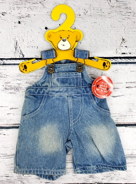 Faded Denim Overalls