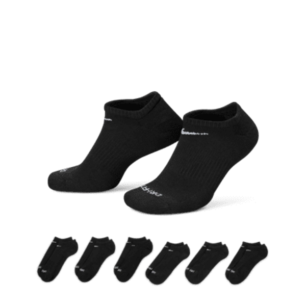 Nike Everyday Plus Cushioned Training No-Show Socks (6 Pairs)