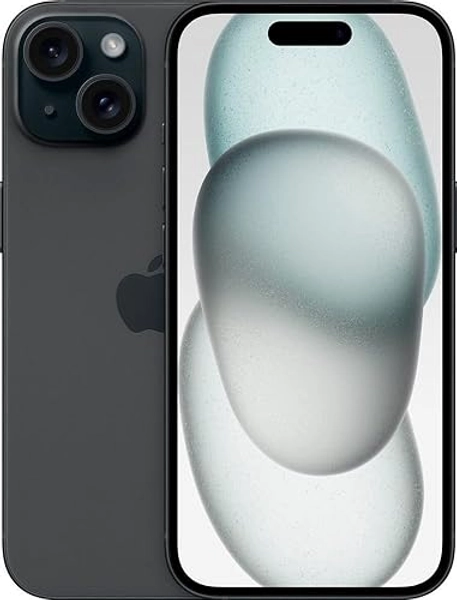 Apple iPhone 15, 128GB, Black - Unlocked (Renewed) - Unlocked - Black - 128GB