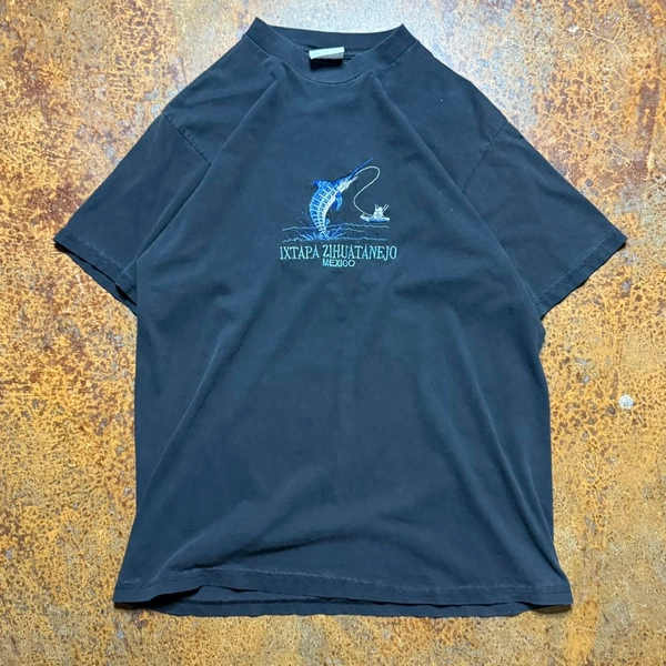 Mexico fishing embroidered graphic surfer wear...