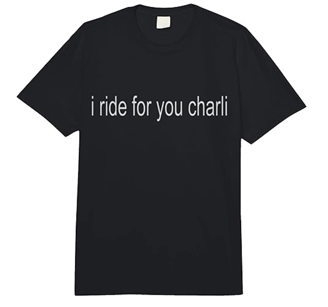 Charli XCX I Ride For You Charli Official Merch Comfort Colors Adult Heavyweight T-shirt - Adult Unisex - Black - XX-Large