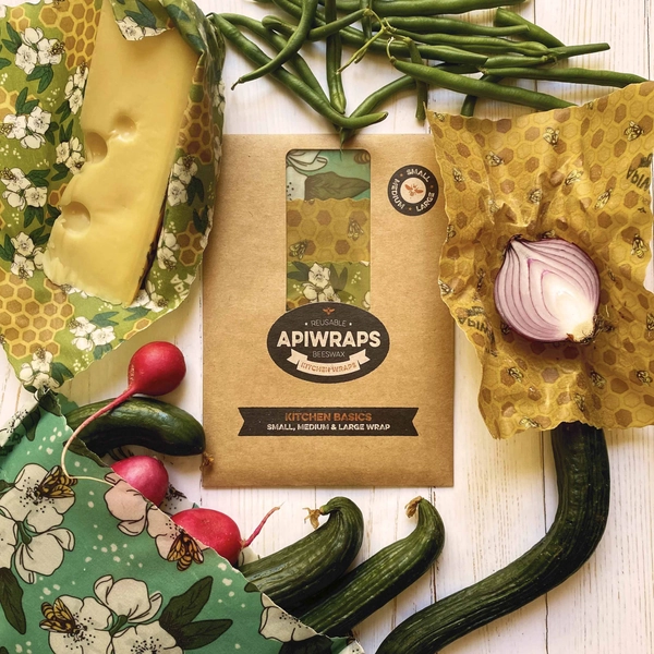 KITCHEN BASICS PACK | Beeswax Food Covers Starter Pack