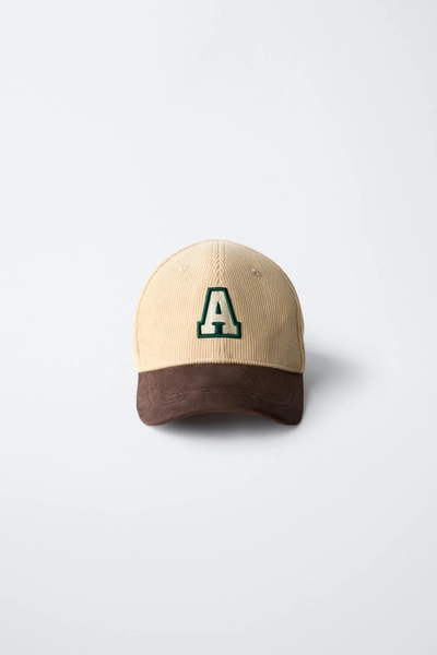 CORDUROY CAP WITH PATCH