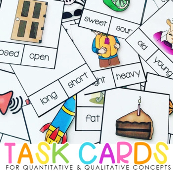 Qualitative & Quantitative Task Cards